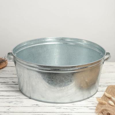 УЦЕНКА Таз круглый, 38 л, оцинкованный
