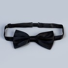 Карнавальный галстук-бабочка, чёрная - фото 24656888