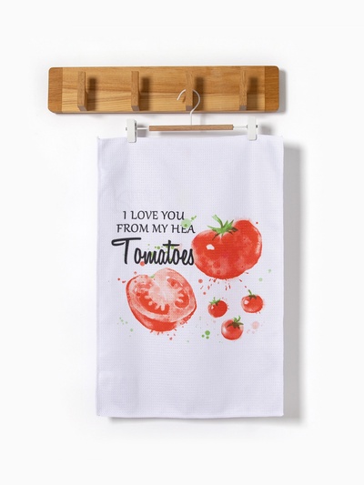 Полотенце Доляна Tomato, 40×60±3 см, 100% п/э, микрофибра