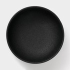 Салатники Magistro Carbon, 250/650/1.2 л, d=11/16/19.5 см, набор 3 шт., керамика, чёрные - Фото 13