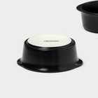 Блюдо для подачи Magistro Carbon, 200 мл, 11.5×10.3 см, керамика, набор 2 шт., чёрное - Фото 4