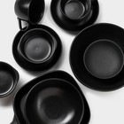 Набор керамических блюд для подачи Magistro Carbon, 200 мл, 11,5×10,3 см, 2 шт - фото 4604656
