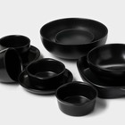 Набор керамических блюд для подачи Magistro Carbon, 200 мл, 11,5×10,3 см, 2 шт - фото 4604658