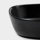 Блюдо для подачи Magistro Carbon, 28×19×4 см, фарфор, чёрное - Фото 7