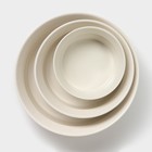 Салатники Magistro Whitewarm, 380/700/1.2 л, d=12/16/20.5 см, набор 3 шт., фарфор, белые - Фото 8