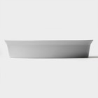 Форма для выпечки из жаропрочной керамики Magistro White gloss, 2,5 л, 34×22×6,5 см - фото 4604709