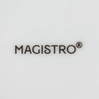 Форма для выпечки из жаропрочной керамики Magistro White gloss, 700 мл, 17,5×13,5×5,5 см - фото 4604720