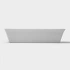 Форма для выпечки из жаропрочной керамики Magistro White gloss, 1,6 л, 27×17×6,3 см - фото 4604725