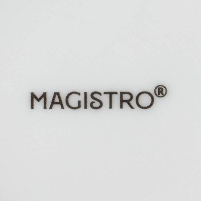 Форма для выпечки Magistro White gloss, 1.6 л, 27×17×6.3 см, жаропрочный фарфор, белая