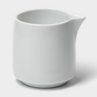 Молочник Magistro White gloss, 250 мл, фарфор, белый - Фото 5