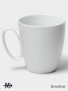 Кружка Magistro White gloss, 400 мл, фарфор, белая - Фото 2