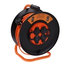 Удлинитель на катушке Luazon Lighting ЕСО, 4 розетки, 50 м, 10 А, ПВС 3×0.75 мм2, с з/к, IP 20, термовыключатель - Фото 2