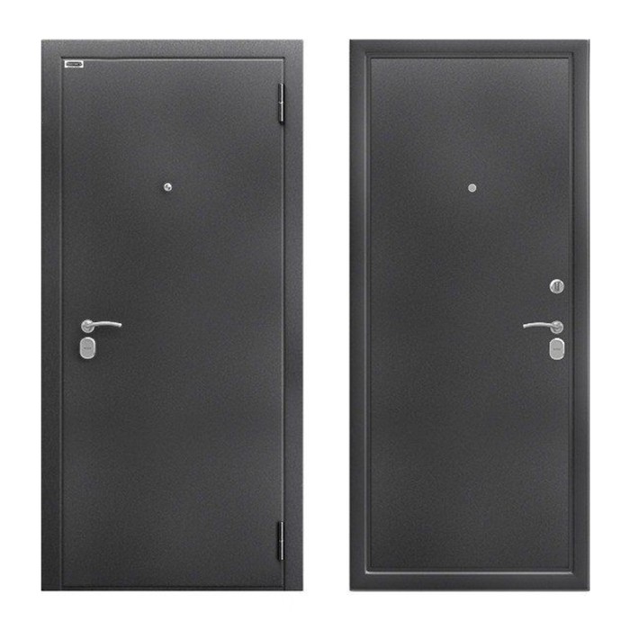 Входная дверь «Берлога. СБ-90П», 870×2050 мм, левая, цвет антик серебро - Фото 1