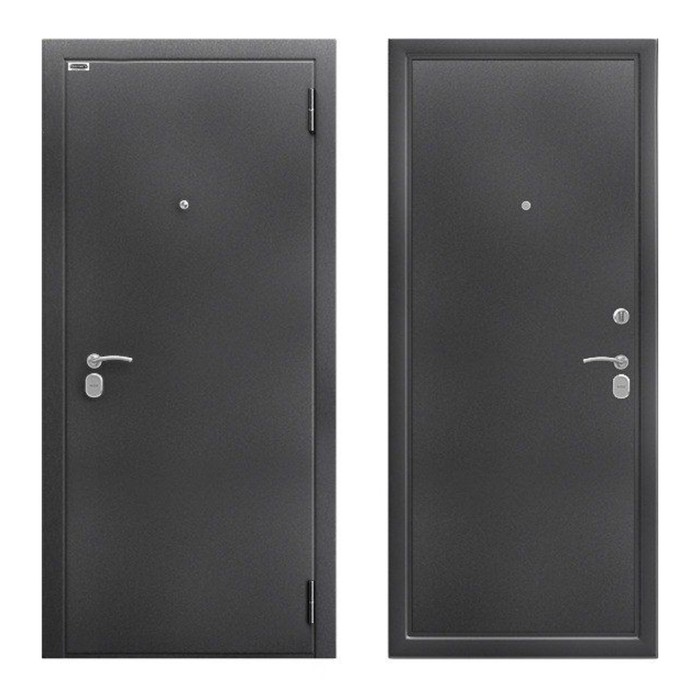 Входная дверь «Берлога. СБ-90П», 870×2050 мм, правая, цвет антик серебро - Фото 1