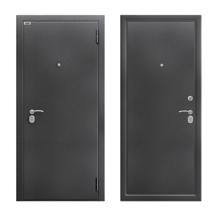 Входная дверь «Берлога СБ-90П», 970 × 2050 мм, левая, цвет антик серебро - Фото 1