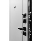 Входная дверь ARGUS Black Style «Букле Асти», 870×2050 мм, правая, цвет графит/эмалит белый - Фото 2