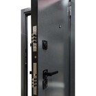 Входная дверь ARGUS Black Style «Букле Асти», 870×2050 мм, правая, цвет графит/эмалит белый - Фото 3