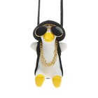 Подвес на зеркало, утка в очках, высота 8 см, шнурок 50 см - Фото 3