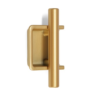 Ручка врезная, Hidden, мо 32 мм, цвет сатиновое золото