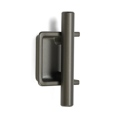 Ручка врезная, Hidden, мо 32 мм, тёмная, железо