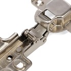 Петля накладная Slide-on, с отв планкой H=2 с евровинтом, угол открывания 100° - фото 24674352