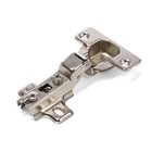 Петля полунакладная Slide-on, с отв планкой H=2 под евровинт, угол открывания 100° - фото 24674357