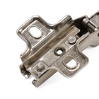 Петля полунакладная Slide-on, с отв планкой H=2 под евровинт, угол открывания 100° - фото 24674360