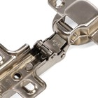 Петля накладная Slide-on, с отв планкой H=2 под саморез, угол открывания 100° - фото 24674366