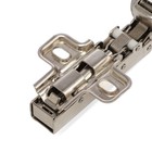 Петля накладная  Clip-on, с доводчиком, с отв планкой H=0 под евровинт, угол открывания 100° 1065815 - фото 24674374