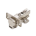 Петля накладная  Clip-on, с доводчиком, с отв планкой H=0 под евровинт, угол открывания 100° 1065815 - фото 24674375