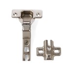 Петля Slide-on, угол уст 30°, с ответной планкой H=2 под евровинт, угол открывания 90° - фото 24674383