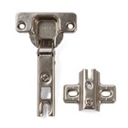 Петля накладная Slide-On, Push to Open,  c обратной пружиной - фото 24674389