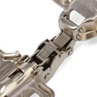 Петля накладная Clip-on, с доводчиком, с отв планкой H=0 под евровинт, угол открывания 95° - фото 24674393