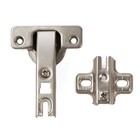 Петля Slide-on для фальшпанелей, с отв планкой H=2 под евровинт, угол открывания 95° - фото 24674415