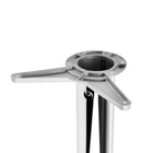 Опора с боковым креплением, 60x710 мм цвет хром - фото 24674425