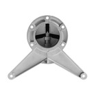 Опора с боковым креплением, 60x710 мм цвет хром - фото 24674427