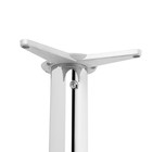 Опора с боковым креплением, 60x710 мм цвет хром - фото 24674428