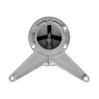 Опора с боковым креплением, 60x710 мм цвет матовый хром 10658169