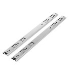 Шариковые направляющие полного выдвижения, открытого монтажа, 35x450 мм, компл. 2 шт. - фото 24674535