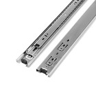 Шариковые направляющие полного выдвижения, открытого монтажа, 42x500 мм, компл. 2 шт. - фото 24674580