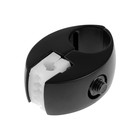 Соединитель трубы для панели, d=25, с прокладками, не регулируемый, цвет черный - фото 24674590