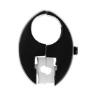 Соединитель трубы для панели, d=25, с прокладками, не регулируемый, цвет черный - фото 24674591