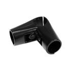 Соединитель угловой трех труб d=25 мм, регулируемый, черный - фото 24674605