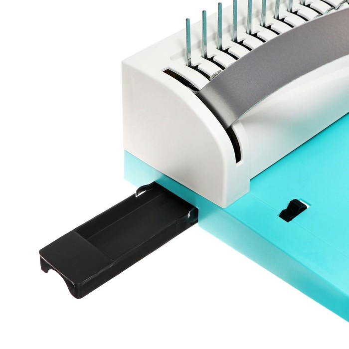 Брошюровщик ПЛАСТИК пружина, перф 13л, перепл 500л, Гелеос "БП-13+", бир-бел - фото 51892003