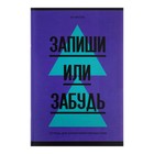 Словарь для записи иностранных слов А6, 48 листов "Запиши или забудь", обложка мелованный картон, вд-лак, блок офсет, МИКС (комплект 7 шт) - фото 24674621
