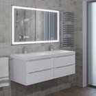 Тумба подвесная Uperwood, под раковину Uperwood Tanos 120, цвет белый - Фото 1