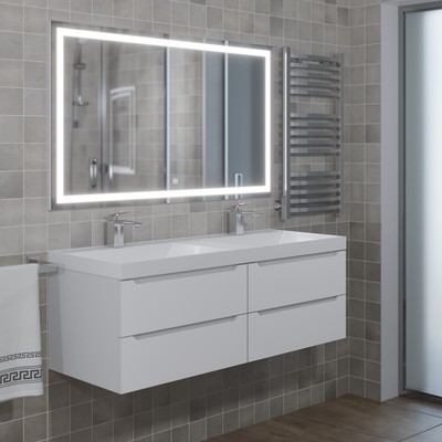 Тумба подвесная Uperwood, под раковину Uperwood Tanos 120, цвет белый