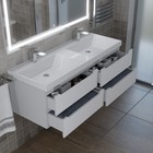 Тумба подвесная Uperwood, под раковину Uperwood Tanos 120, цвет белый - Фото 3