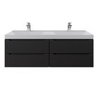 Тумба подвесная Uperwood, под раковину Uperwood Tanos 120, цвет чёрный 10666832