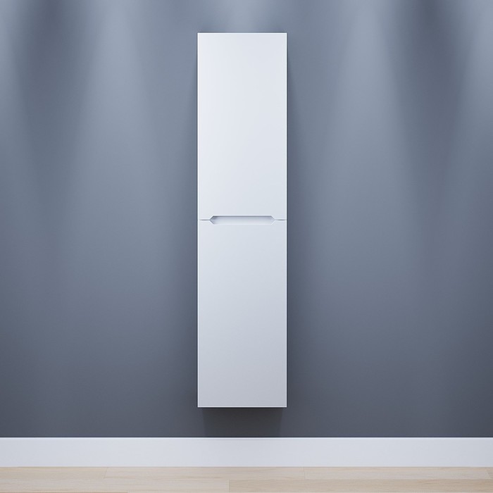 Шкаф-пенал для ванной Uperwood Tanos 33х25,5х150 см, подвесной, универсальный, белый